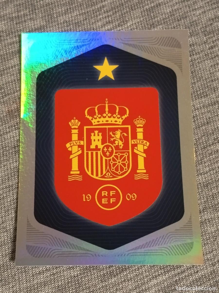 Cromos de f&uacute;tbol: ESCUDO ESPA&Ntilde;A CARREFOUR MUNDIAL 2026 N&deg;1 NUEVO