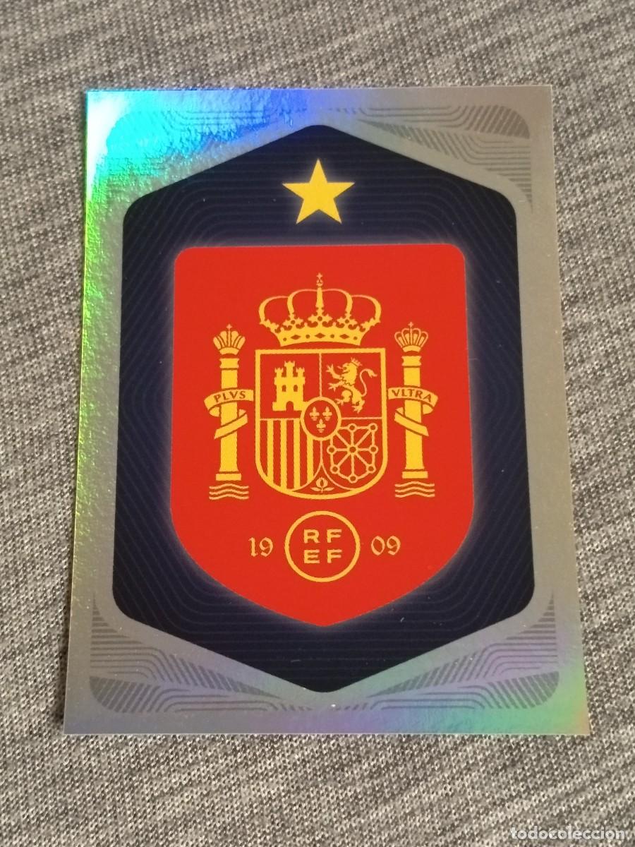 Cromos de f&uacute;tbol: ESCUDO ESPA&Ntilde;A CARREFOUR MUNDIAL 2026 N&deg;1 NUEVO