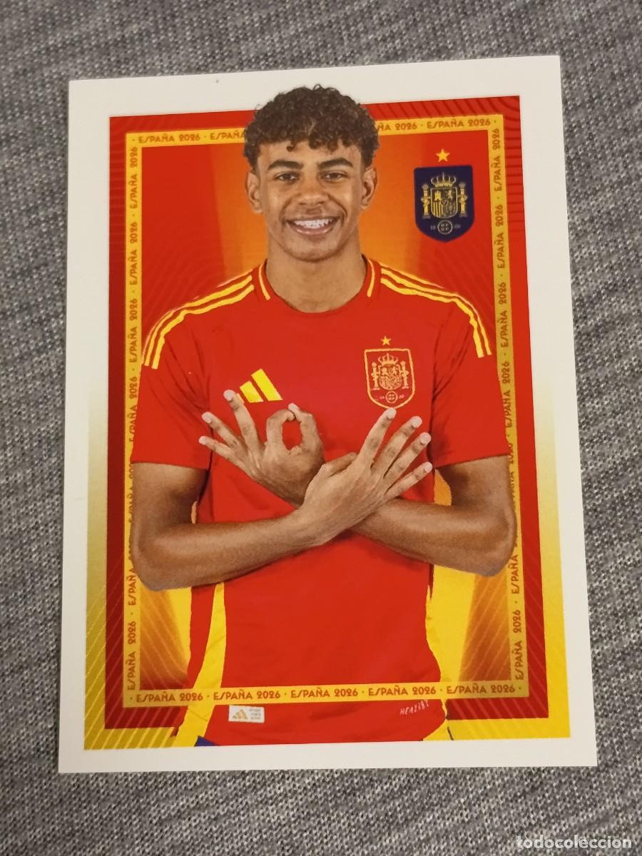 Cromos de f&uacute;tbol: LAMINE YAMAL CARREFOUR MUNDIAL 2026 N&deg;49 NUEVO