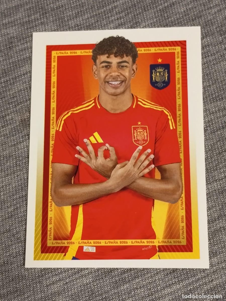 Cromos de f&uacute;tbol: LAMINE YAMAL CARREFOUR MUNDIAL 2026 N&deg;49 NUEVO