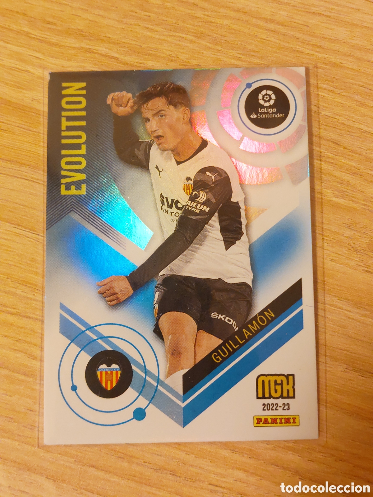 Cromos de f&uacute;tbol: 390 GUILLAMON VALENCIA CF EVOLUTION FICHAS ALBUM MEGACRACKS 2022 2023 22 23