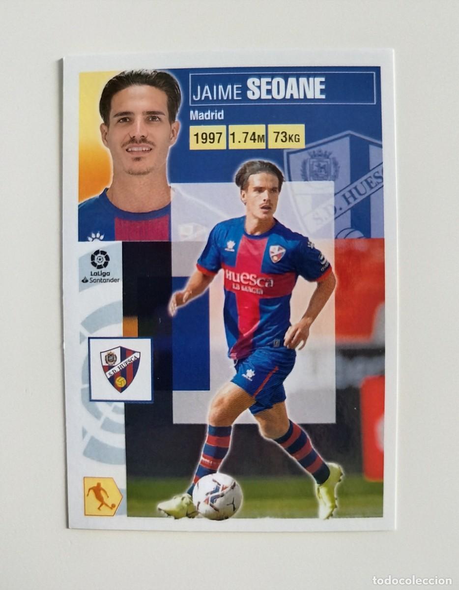 Cromos de f&uacute;tbol: Seoane 14 SIN PEGAR NUNCA PEGADO SD Huesca Liga Ediciones Este 20 21 / 2020 2021