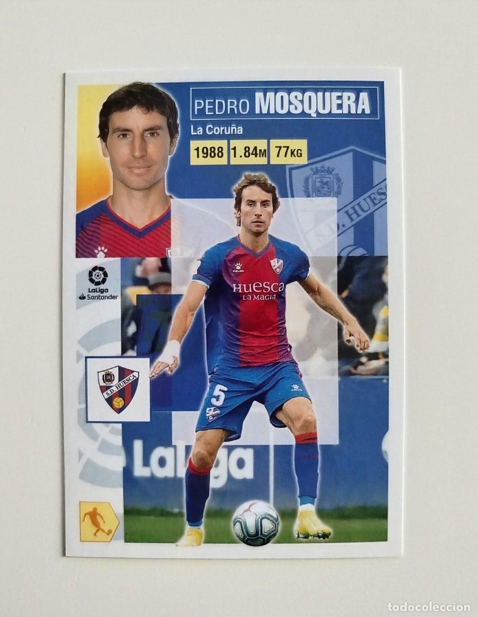 Cromos de f&uacute;tbol: Mosquera 11 SIN PEGAR NUNCA PEGADO SD Huesca Liga Ediciones Este 20 21 / 2020 2021
