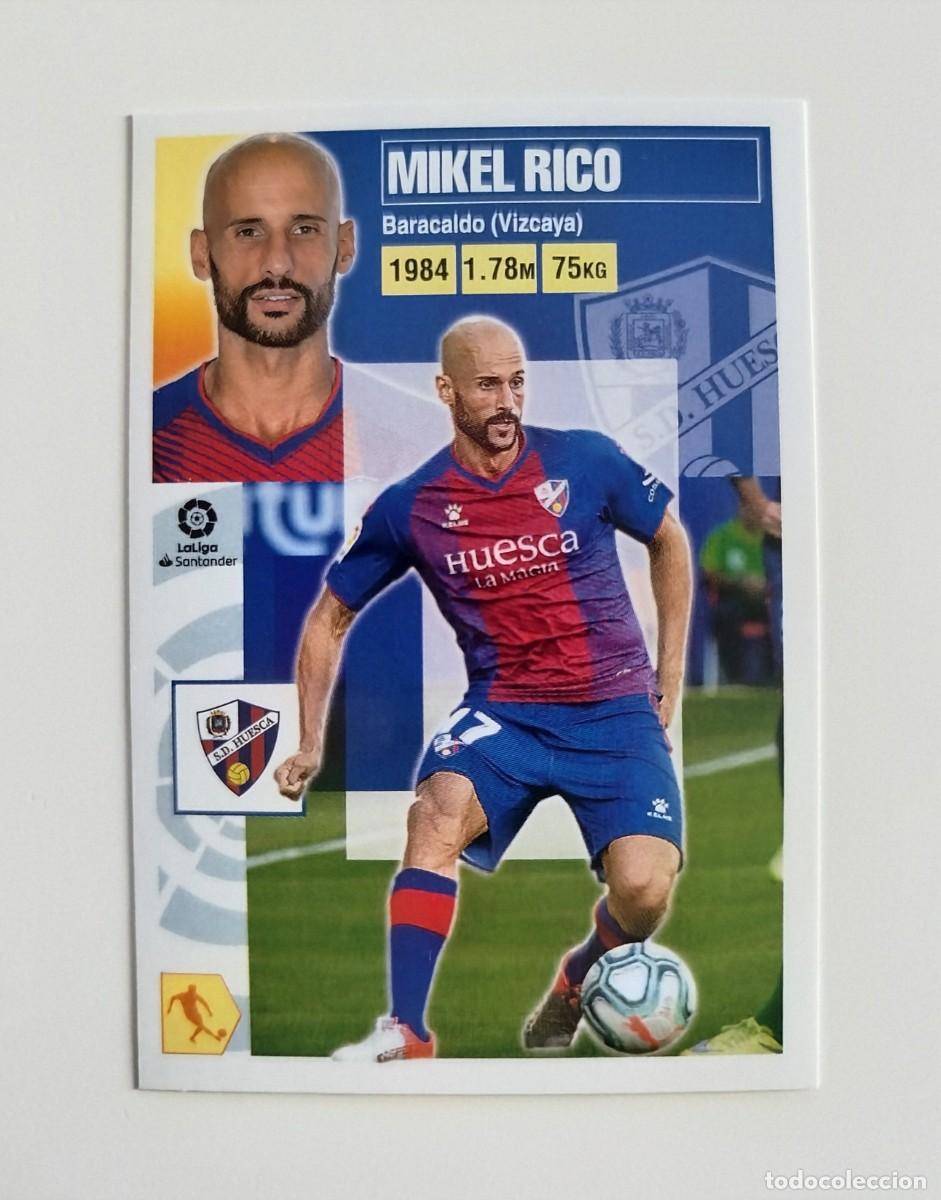 Cromos de f&uacute;tbol: Mikel Rico 10 SIN PEGAR NUNCA PEGADO SD Huesca Liga Ediciones Este 20 21 / 2020 2021