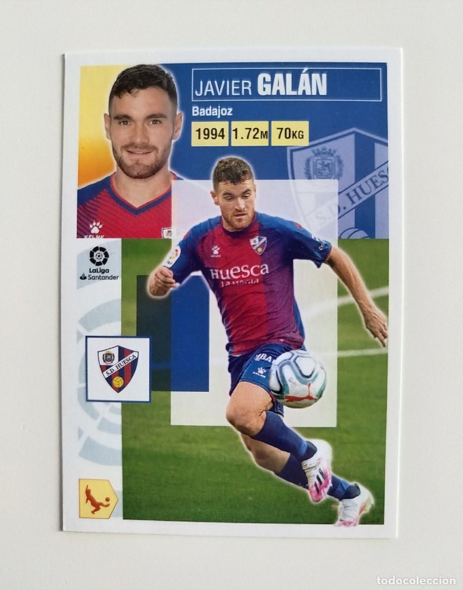 Cromos de f&uacute;tbol: Gal&aacute;n 8 SIN PEGAR NUNCA PEGADO SD Huesca Liga Ediciones Este 20 21 / 2020 2021