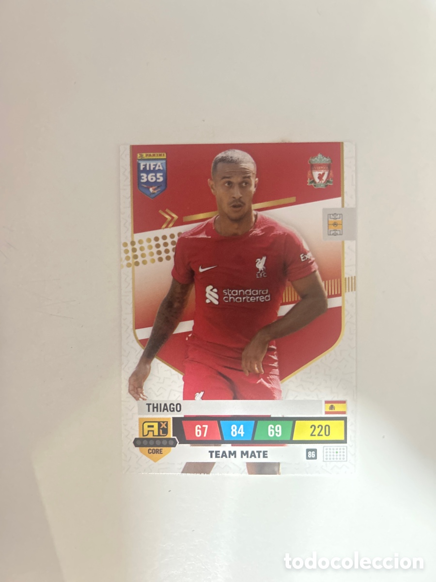 Cromos de f&uacute;tbol: Thiago FIFA365 2023 (86)