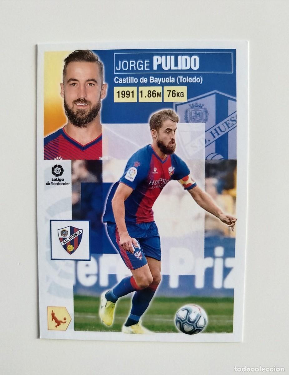Cromos de f&uacute;tbol: Pulido 7 SIN PEGAR NUNCA PEGADO SD Huesca Liga Ediciones Este 20 21 / 2020 2021