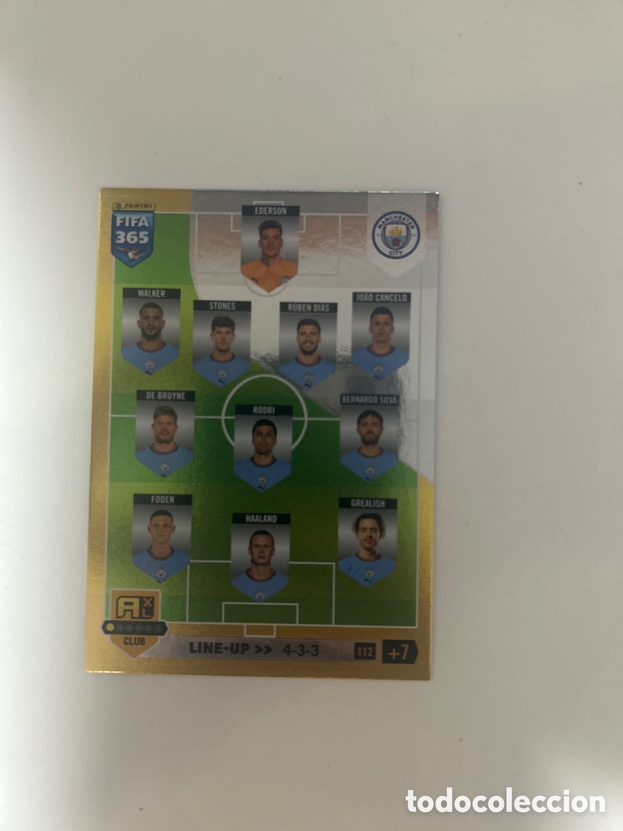 Cromos de f&uacute;tbol: Alineaci&oacute;n Manchester City FIFA365 2023 (112)