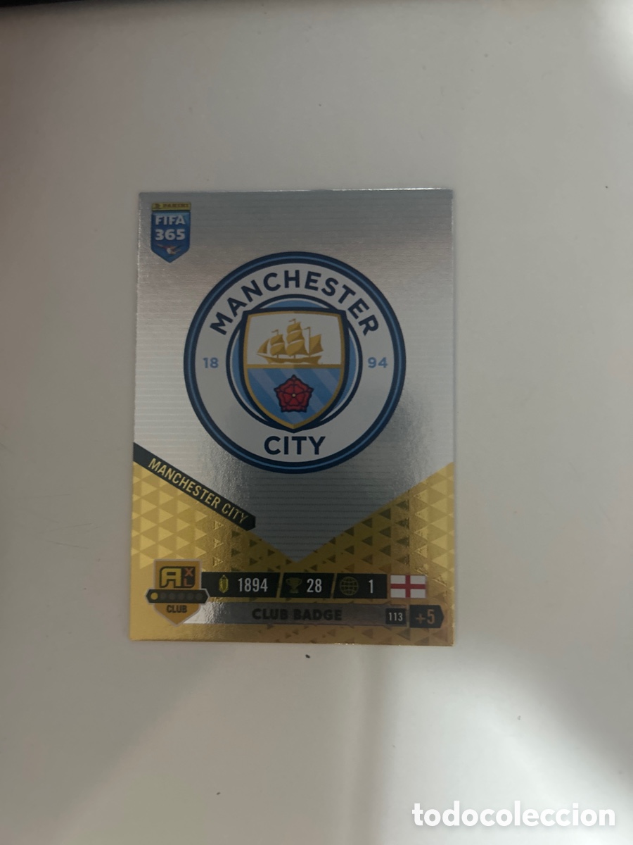 Cromos de f&uacute;tbol: Escudo Manchester City FIFA365 2023 (113)