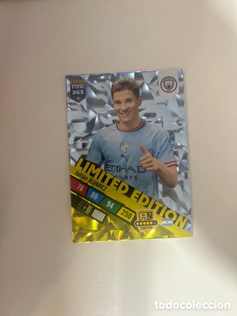 Cromos de f&uacute;tbol: Juli&aacute;n &Aacute;lvarez EDICI&Oacute;N LIMITADA FIFA365 2023