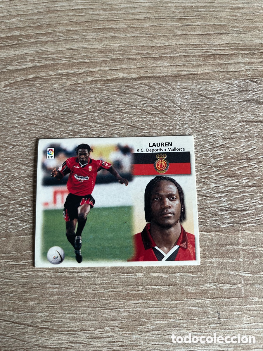 Cromos de f&uacute;tbol: LAUREN LIGA ESTE EDICIONES ESTE 1999 2000 99 00 MALLORCA