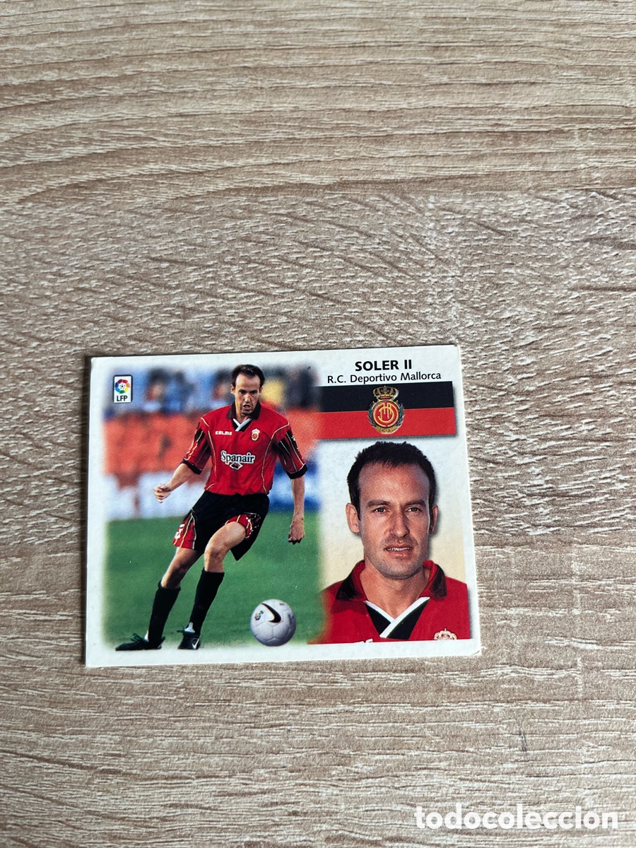 Cromos de f&uacute;tbol: SOLER II LIGA ESTE EDICIONES ESTE 1999 2000 99 00 MALLORCA