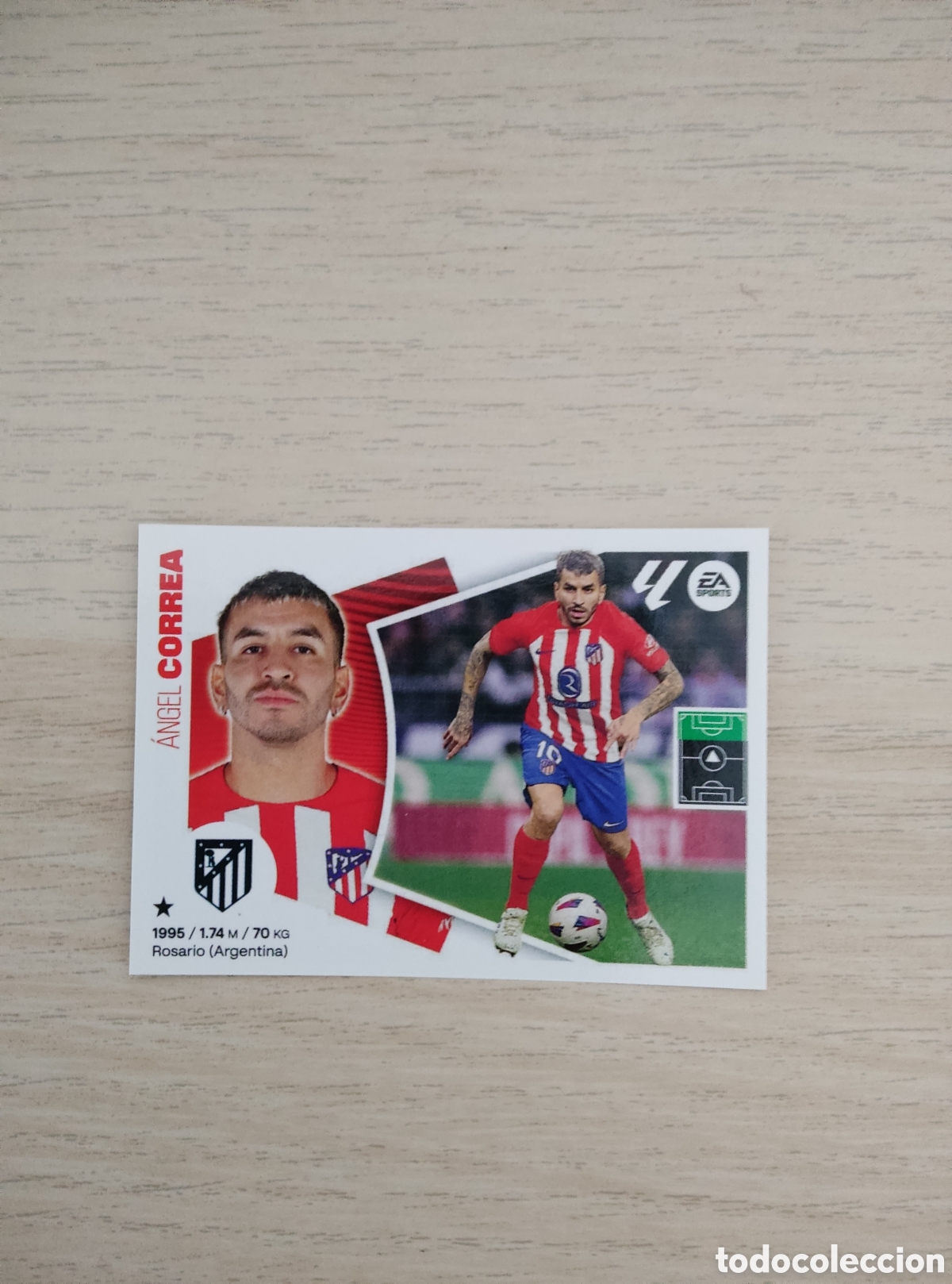 Cromos de f&uacute;tbol: 18 CORREA ATLETICO MADRID LIGA ESTE 2024 2025