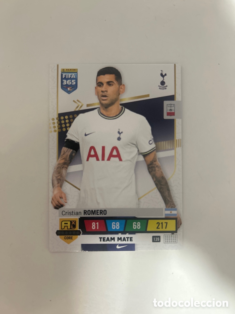 Cromos de f&uacute;tbol: Cristian Romero FIFA 365 2023 (139)