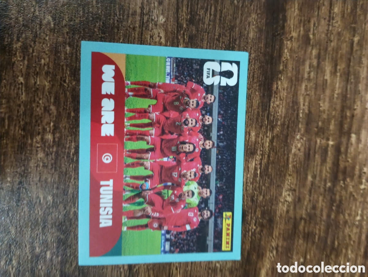 Cromos de f&uacute;tbol: Fifa World Cup 26 Mundial 2026 TUN 13 Tunez Foto de Equipo Plantilla Alineaci&oacute;n