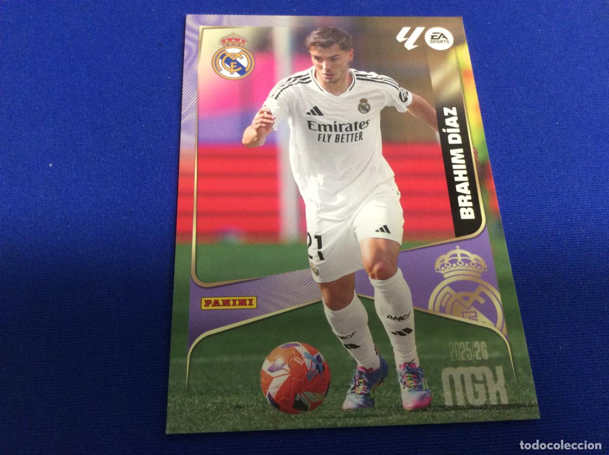 Cromos de f&uacute;tbol: 231 Brahim D&iacute;az Real Madrid MGK La Liga 2025 2026 25 25 Megacracks Panini