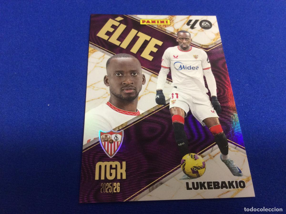 Cromos de f&uacute;tbol: 11 Lukebakio Sevilla FC MGK La Liga 2025 2026 25 25 Megacracks Panini