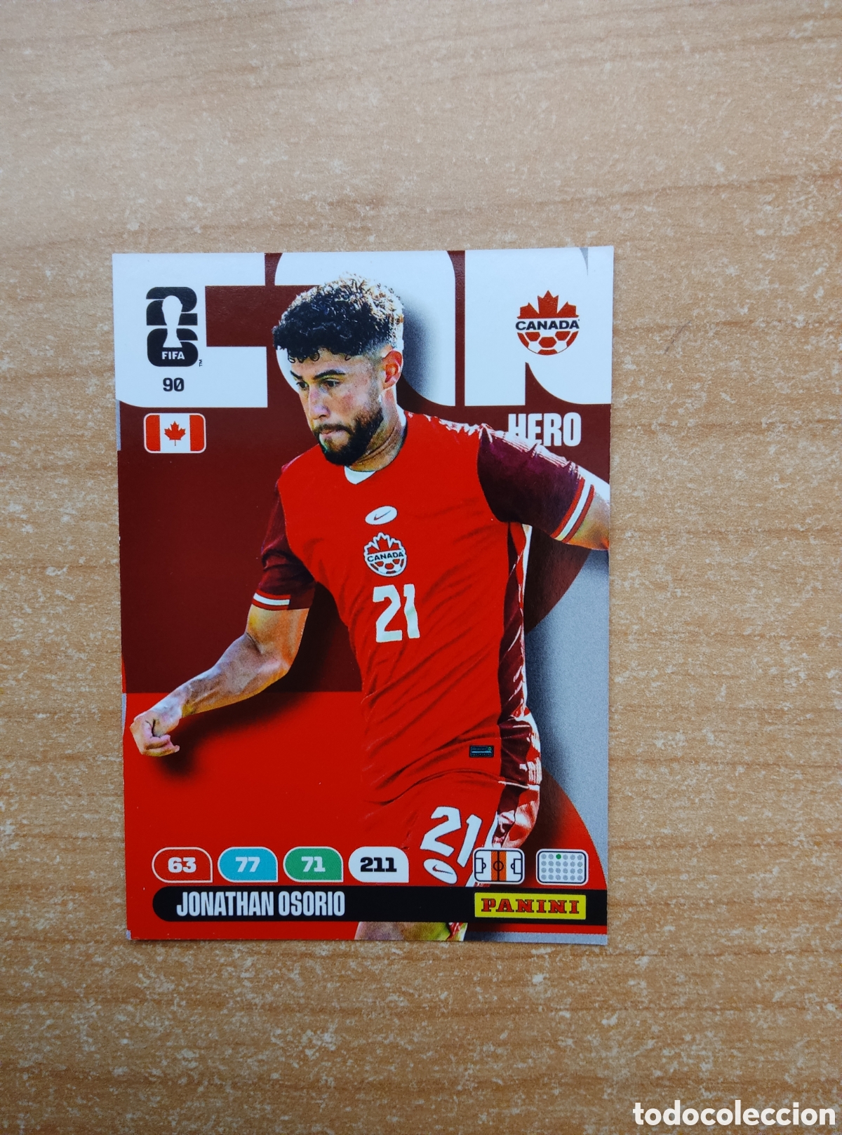 Cromos de f&uacute;tbol: 90 JONATHAN OSORIO CANADA ADRENALYN XL MUNDIAL 2026
