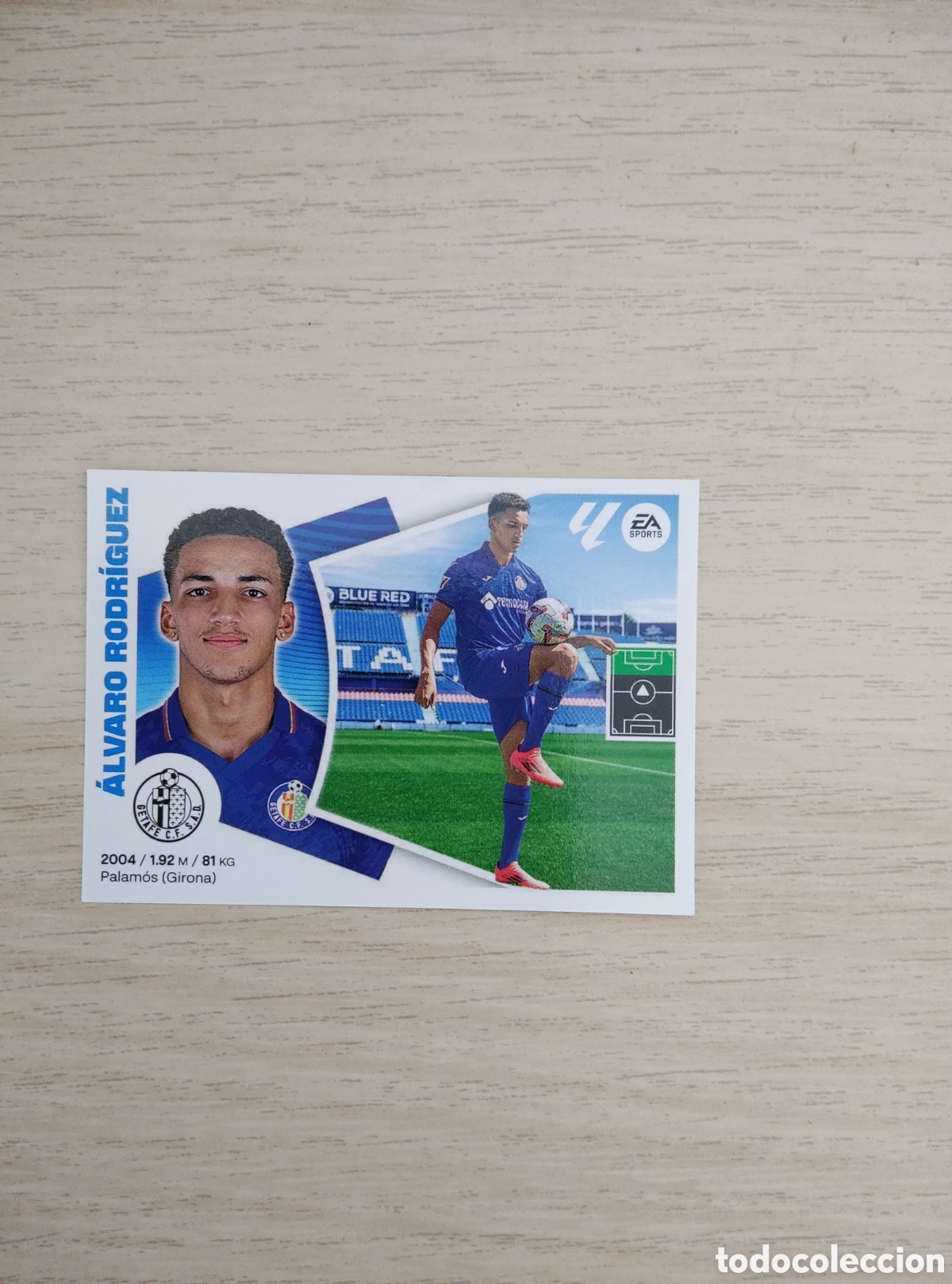 Cromos de f&uacute;tbol: 18 BIS ALVARO RODR&Iacute;GUEZ GETAFE LIGA ESTE 2024 2025