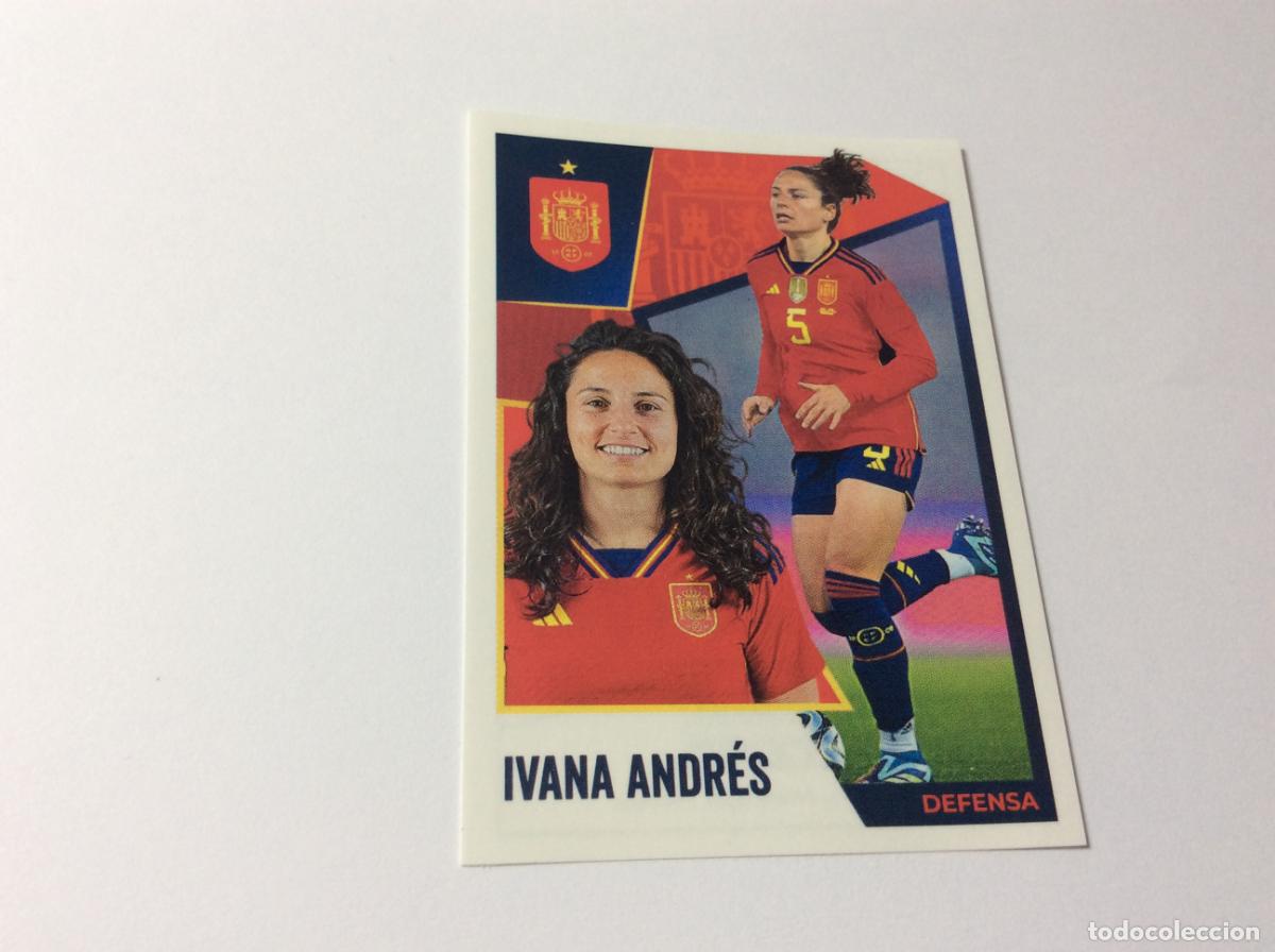 Cromos de f&uacute;tbol: 46 Ivana Andr&eacute;s Espa&ntilde;a Carrefour &iexcl;Vamos Selecci&oacute;n! 2024 24 Panini