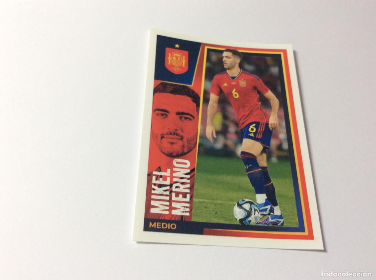 Cromos de f&uacute;tbol: 22 Mikel Merino Espa&ntilde;a Carrefour &iexcl;Vamos Selecci&oacute;n! 2024 24 Panini