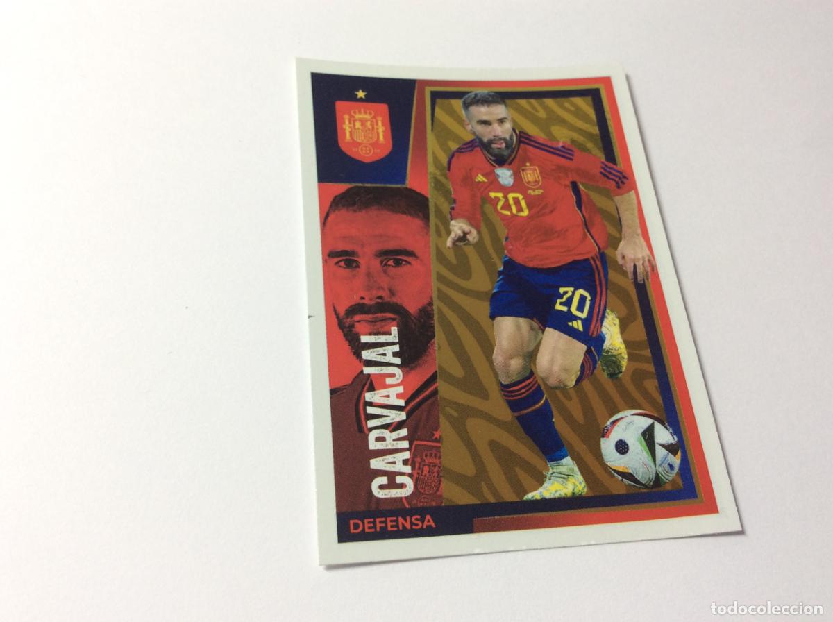 Cromos de f&uacute;tbol: 9 Carvajal Espa&ntilde;a Carrefour &iexcl;Vamos Selecci&oacute;n! 2024 24 Panini
