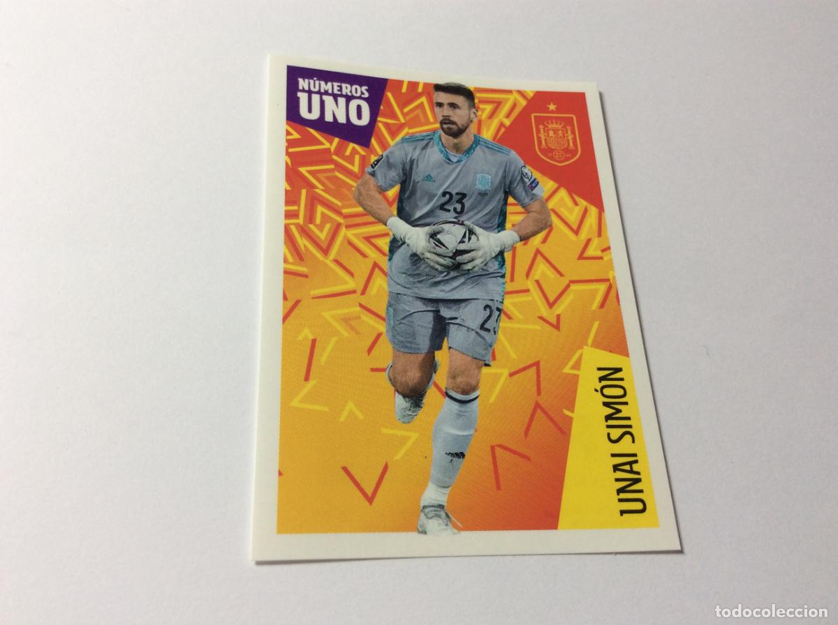 Cromos de f&uacute;tbol: 8 Unai Sim&oacute;n N&uacute;meros Uno Espa&ntilde;a Los &Iacute;dolos de la Roja 2022 22 Panini