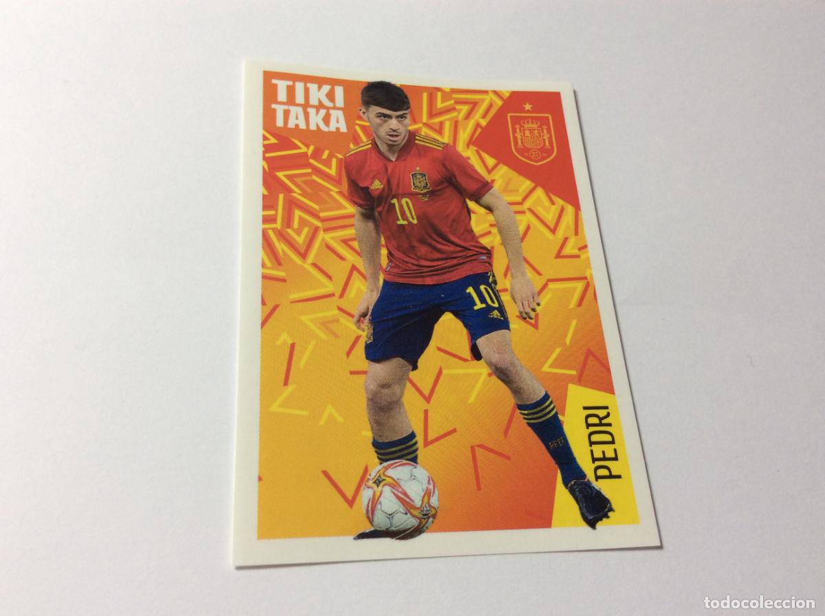 Cromos de f&uacute;tbol: 31 Pedri Tiki Taka Espa&ntilde;a Los &Iacute;dolos de la Roja 2022 22 Panini