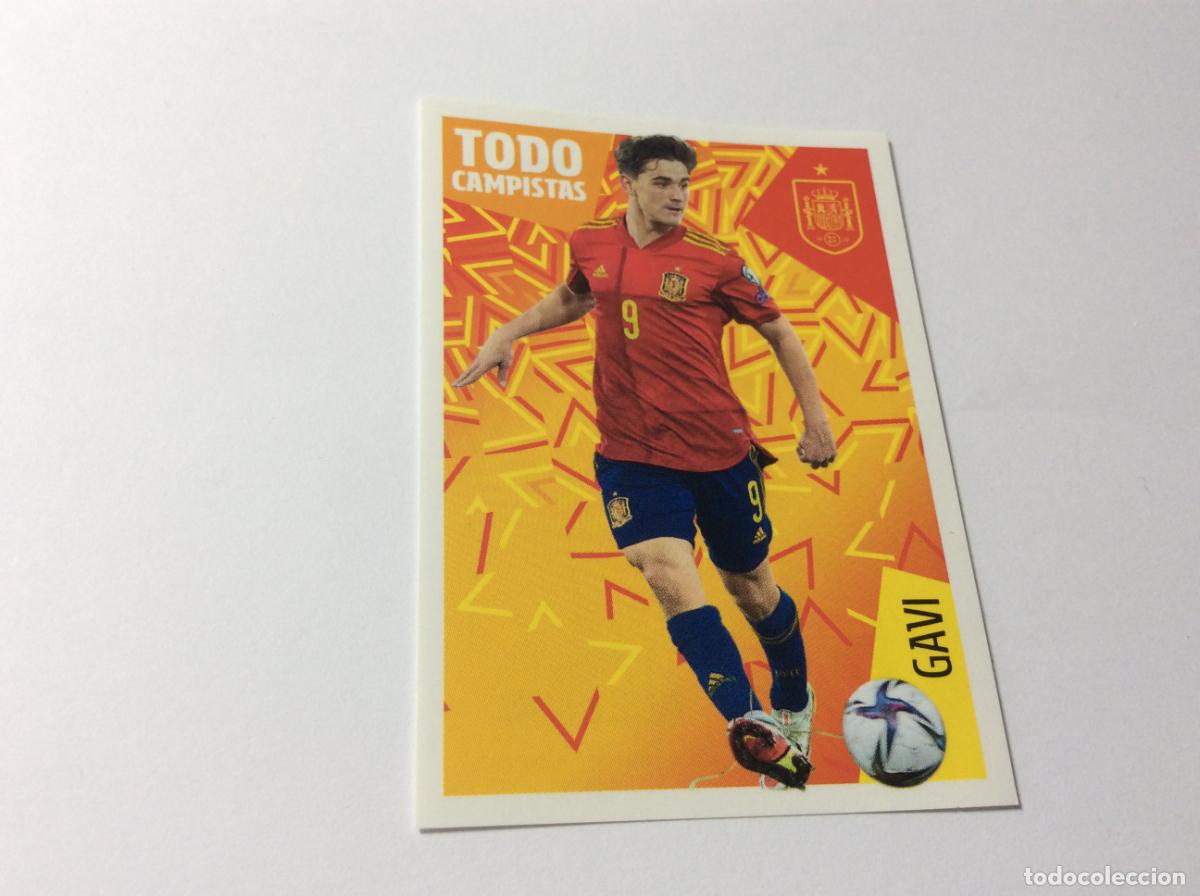 Cromos de f&uacute;tbol: 29 Gavi Todo Campistas Espa&ntilde;a Los &Iacute;dolos de la Roja 2022 22 Panini
