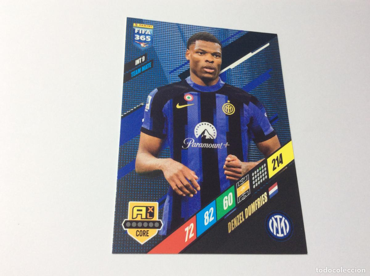 Cromos de f&uacute;tbol: INT9 Denzel Dumfries Inter Milan Adrenalyn XL FIFA 365 2024 Panini