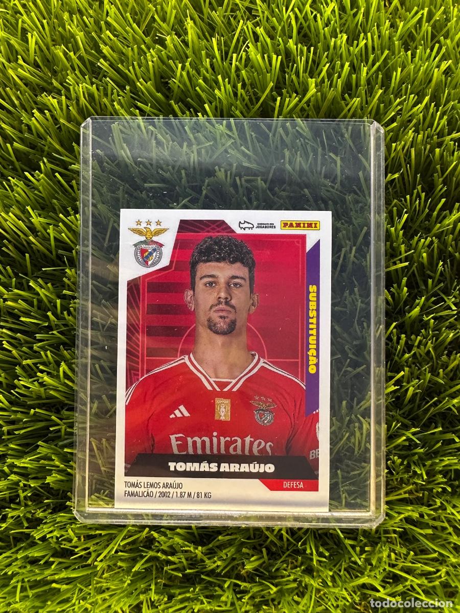 Cromos de f&uacute;tbol: N&ordm; 45BIS Tom&aacute;s Ara&uacute;jo Mercado de Invierno SL Benfica Futebol Liga Portuguesa 23 24