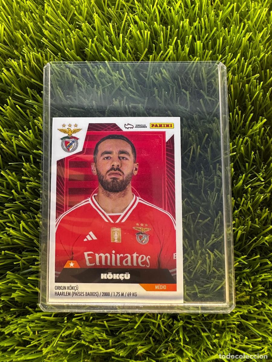 Cromos de f&uacute;tbol: N&ordm; 50 K&ouml;k&ccedil;u SL Benfica Futebol Liga Portuguesa 23 24