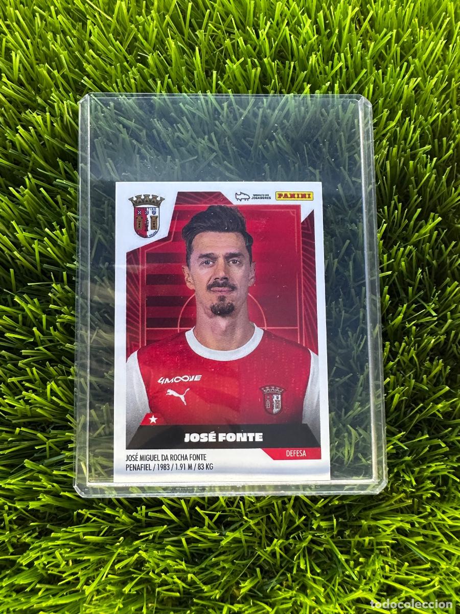Cromos de f&uacute;tbol: N&ordm; 82 Jos&eacute; Fonte SC Braga Futebol Liga Portuguesa 23 24