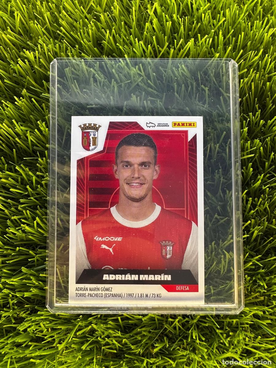 Cromos de f&uacute;tbol: N&ordm; 83 Adri&aacute;n Mar&iacute;n SC Braga Futebol Liga Portuguesa 23 24