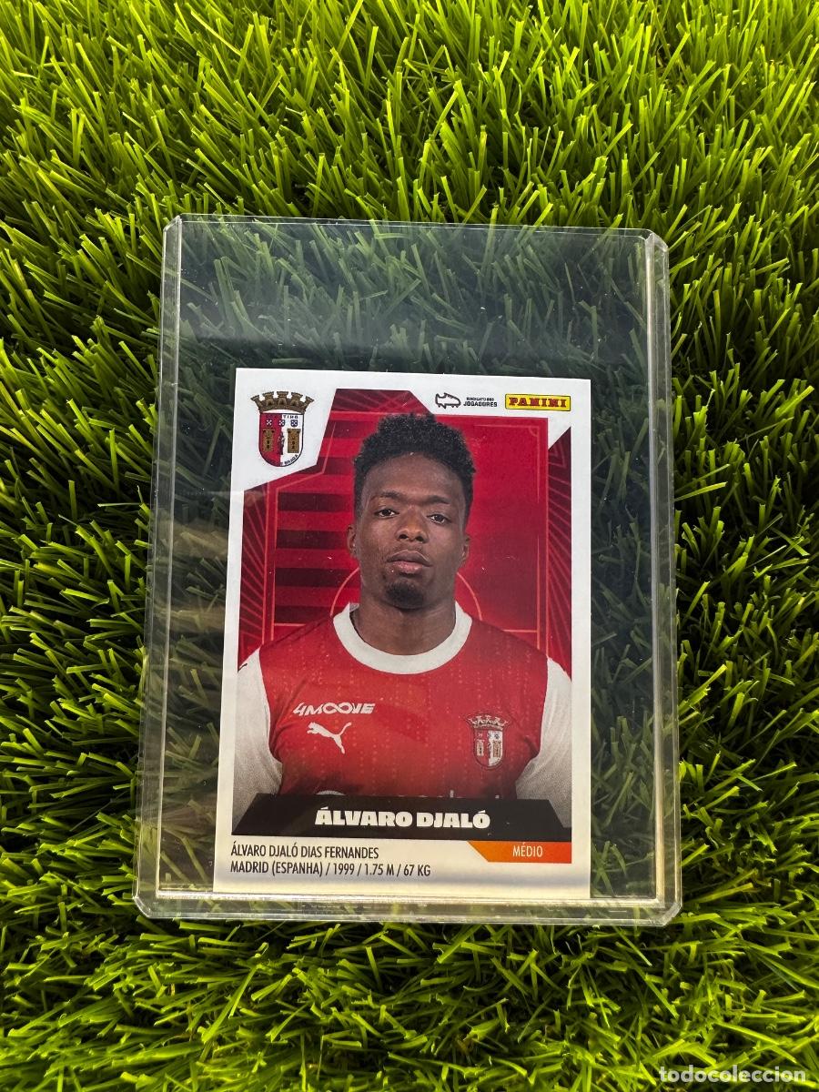 Cromos de f&uacute;tbol: N&ordm; 90 &Aacute;lvaro Djal&oacute; SC Braga Futebol Liga Portuguesa 23 24
