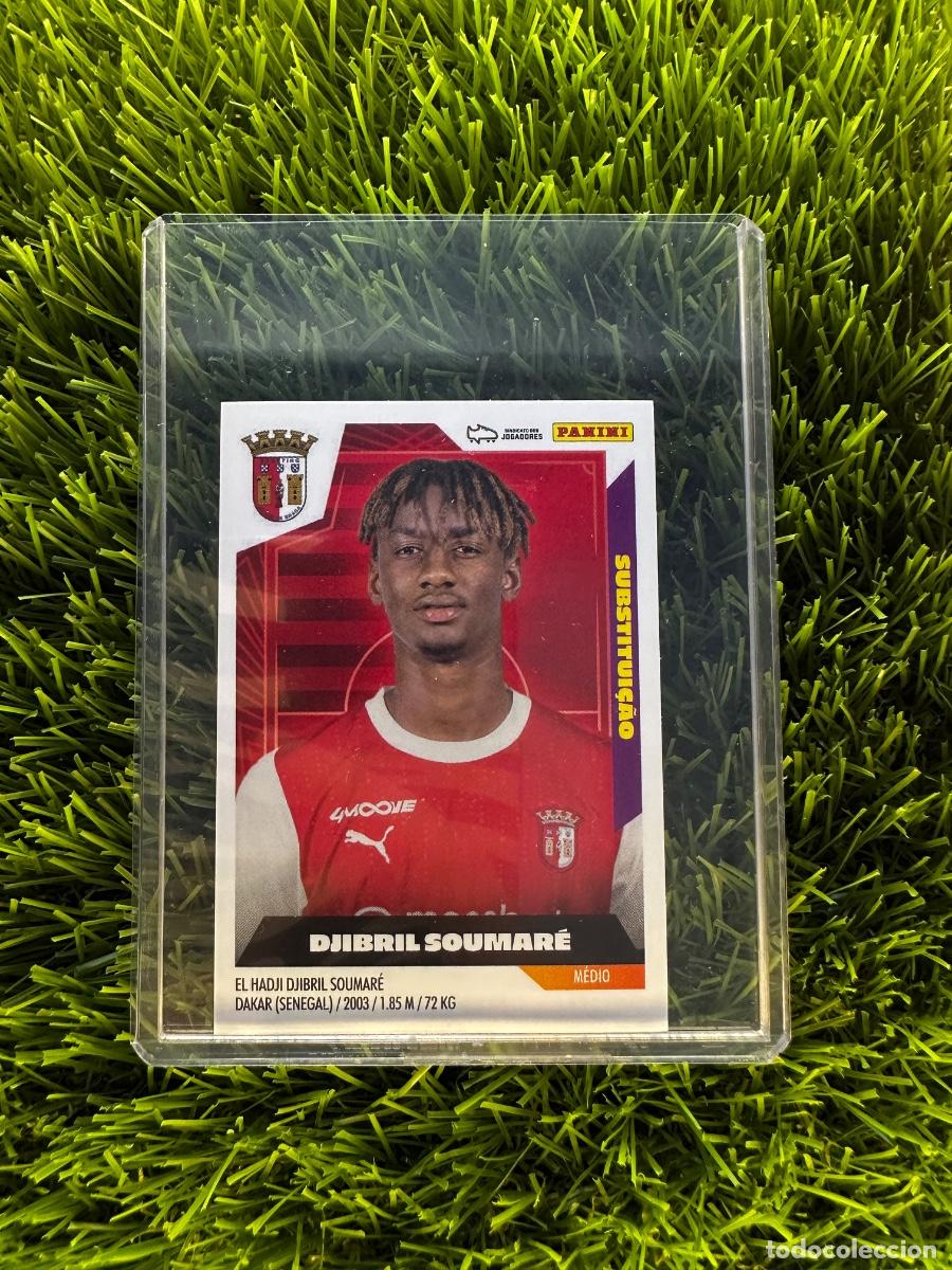 Cromos de f&uacute;tbol: N&ordm; 85BIS Djibril Soumar&eacute; Mercado de Invierno SC Braga Futebol Liga Portuguesa 23 24