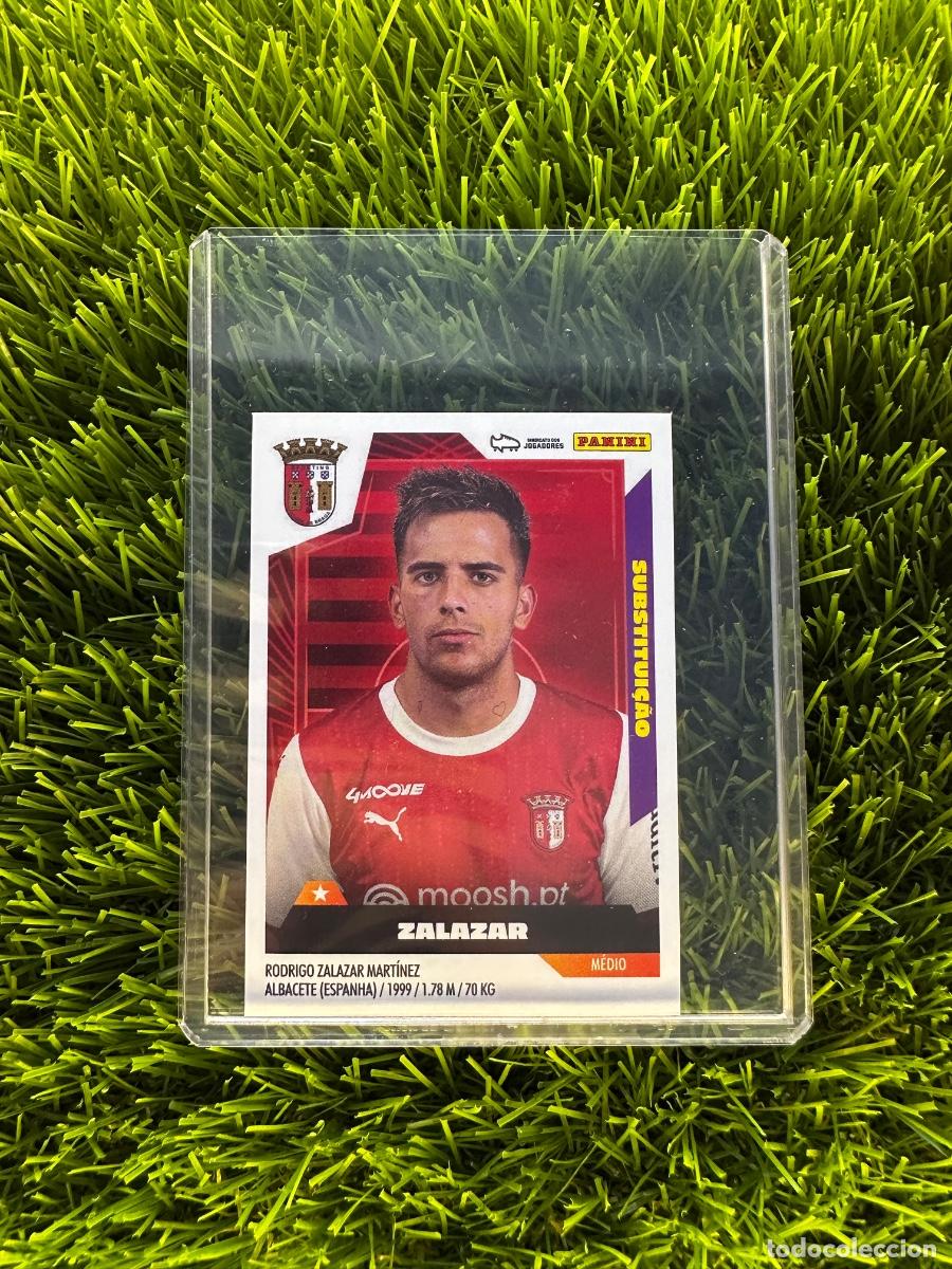 Cromos de f&uacute;tbol: N&ordm; 87BIS Zalazar Mercado de Invierno SC Braga Futebol Liga Portuguesa 23 24