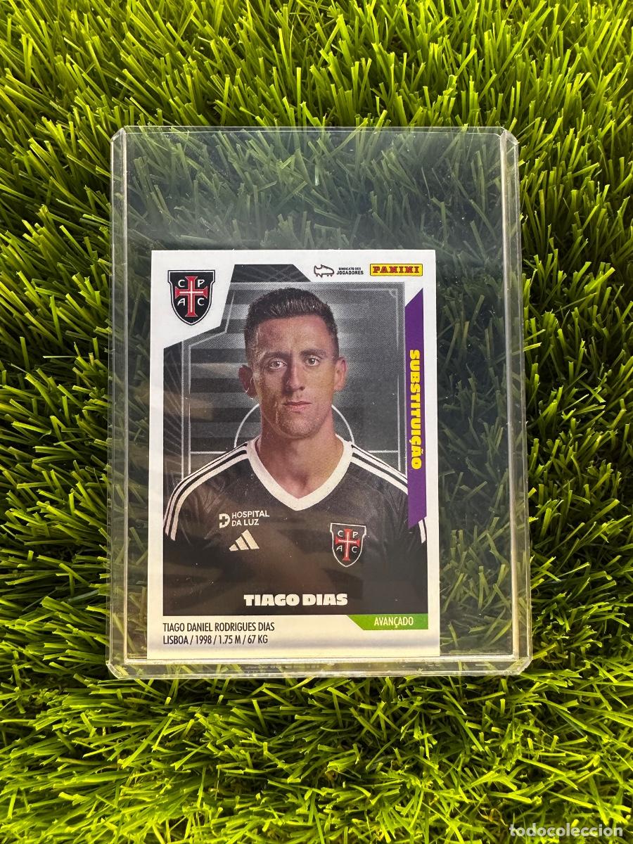Cromos de f&uacute;tbol: N&ordm; 112BIS Tiago Dias Mercado de Invierno Casa Pia Futebol Liga Portuguesa 23 24