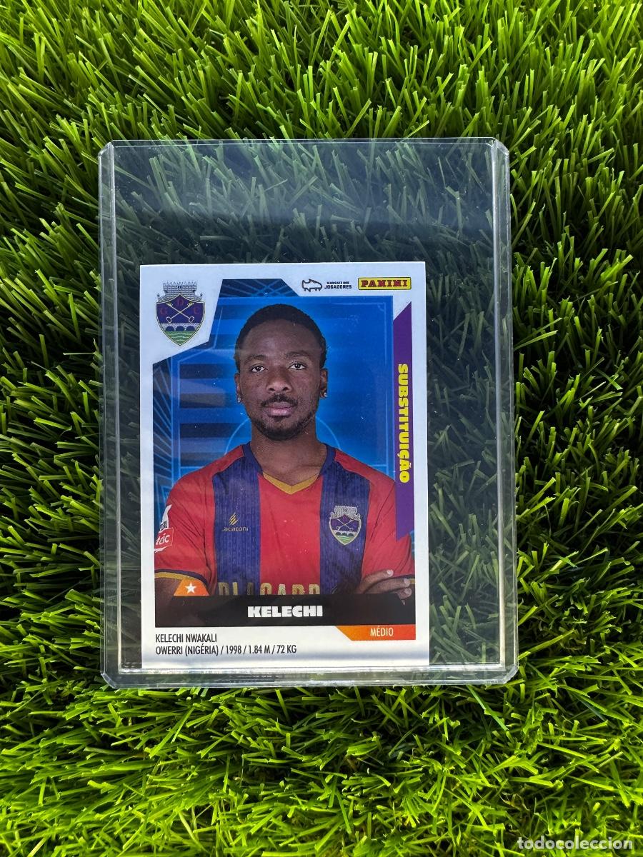 Cromos de f&uacute;tbol: N&ordm; 124BIS Kelechi Mercado de Invierno Chaves Futebol Liga Portuguesa 23 24