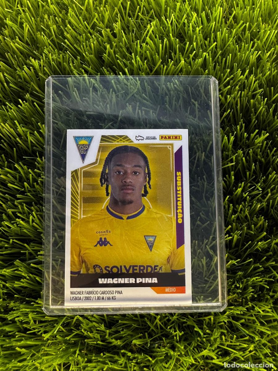 Cromos de f&uacute;tbol: N&ordm; 144BIS Wagner Pina Mercado de Invierno Estoril Futebol Liga Portuguesa 23 24