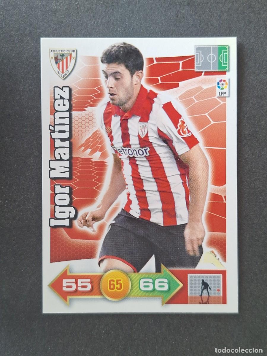 Cromos de f&uacute;tbol: L2 IGOR MARTINEZ ATHLETIC CLUB DE BILBAO PANINI ADRENALYN XL 2010 2011 10 11