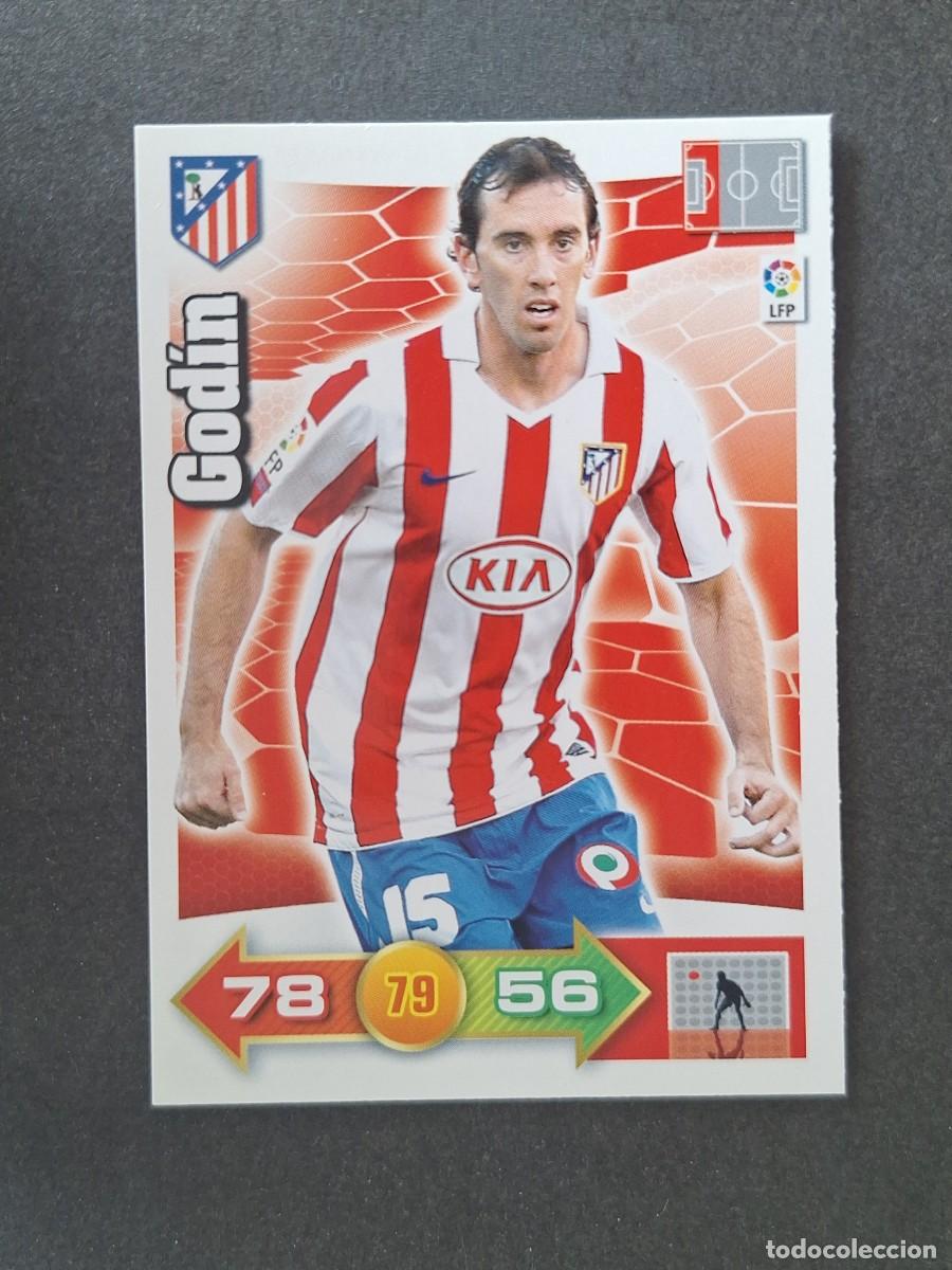Cromos de f&uacute;tbol: L2 GODIN ATLETICO DE MADRID PANINI ADRENALYN XL 2010 2011 10 11