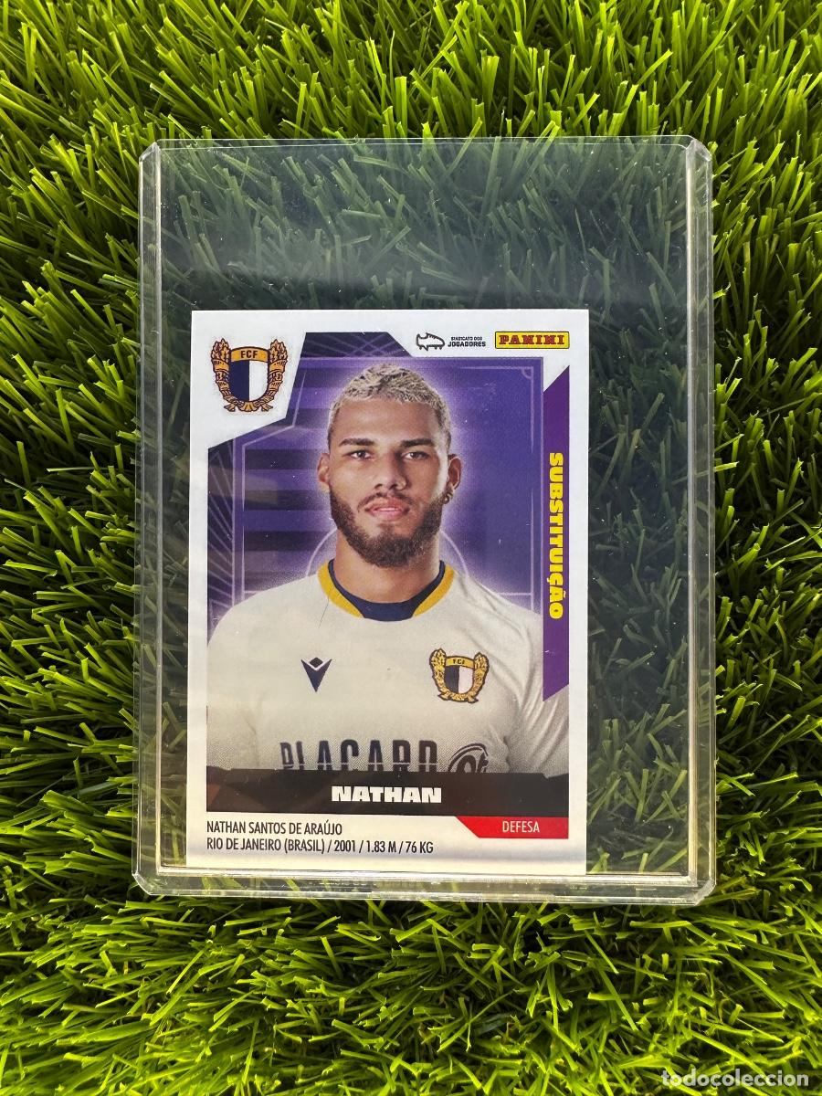 Cromos de f&uacute;tbol: N&ordm; 179BIS Nathan Mercado de Invierno Famalicao Futebol Liga Portuguesa 23 24