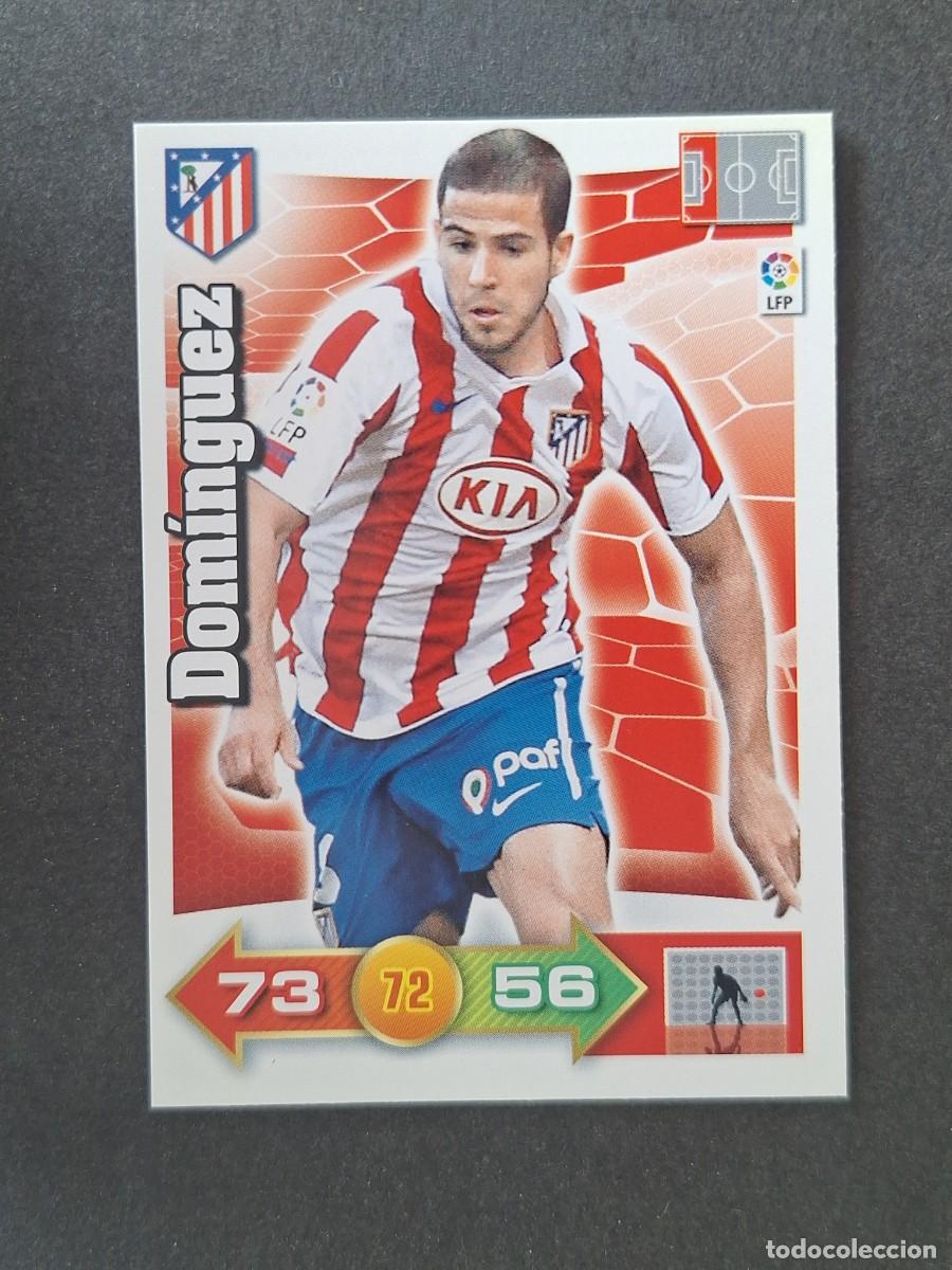 Cromos de f&uacute;tbol: L2 DOMINGUEZ ATLETICO DE MADRID PANINI ADRENALYN XL 2010 2011 10 11