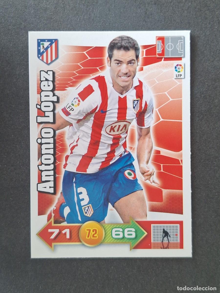 Cromos de f&uacute;tbol: L2 ANTONIO LOPEZ ATLETICO DE MADRID PANINI ADRENALYN XL 2010 2011 10 11