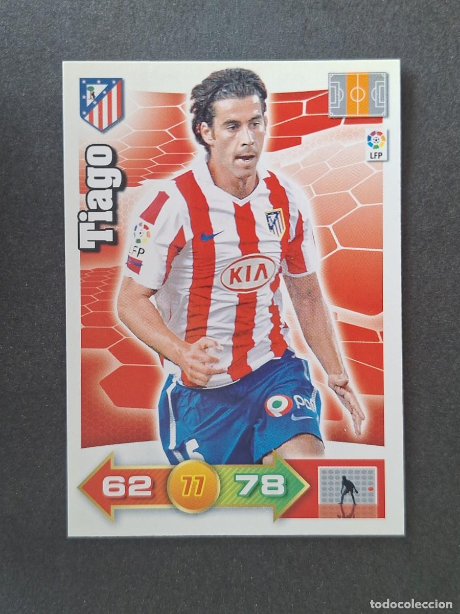 Cromos de f&uacute;tbol: L2 TIAGO ATLETICO DE MADRID PANINI ADRENALYN XL 2010 2011 10 11