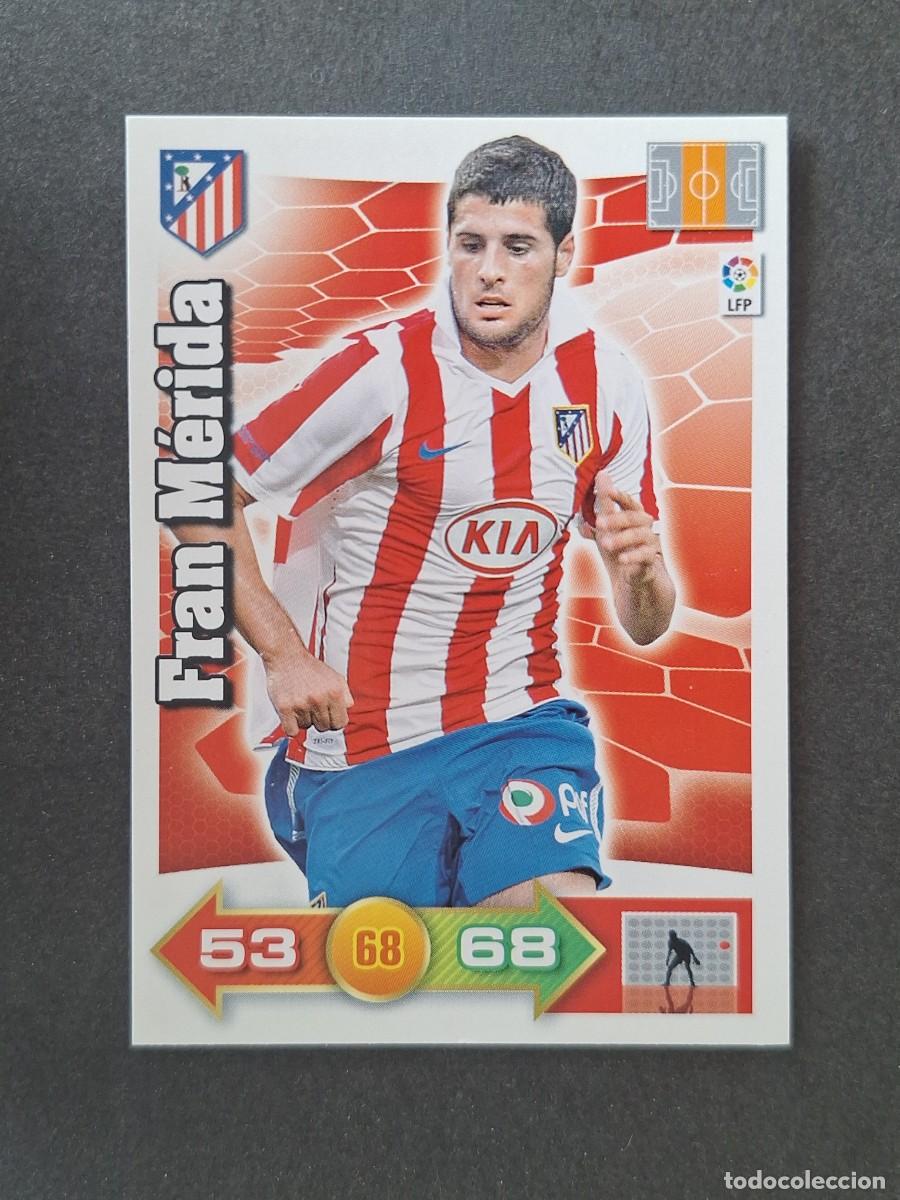 Cromos de f&uacute;tbol: L2 FRAN MERIDA ATLETICO DE MADRID PANINI ADRENALYN XL 2010 2011 10 11