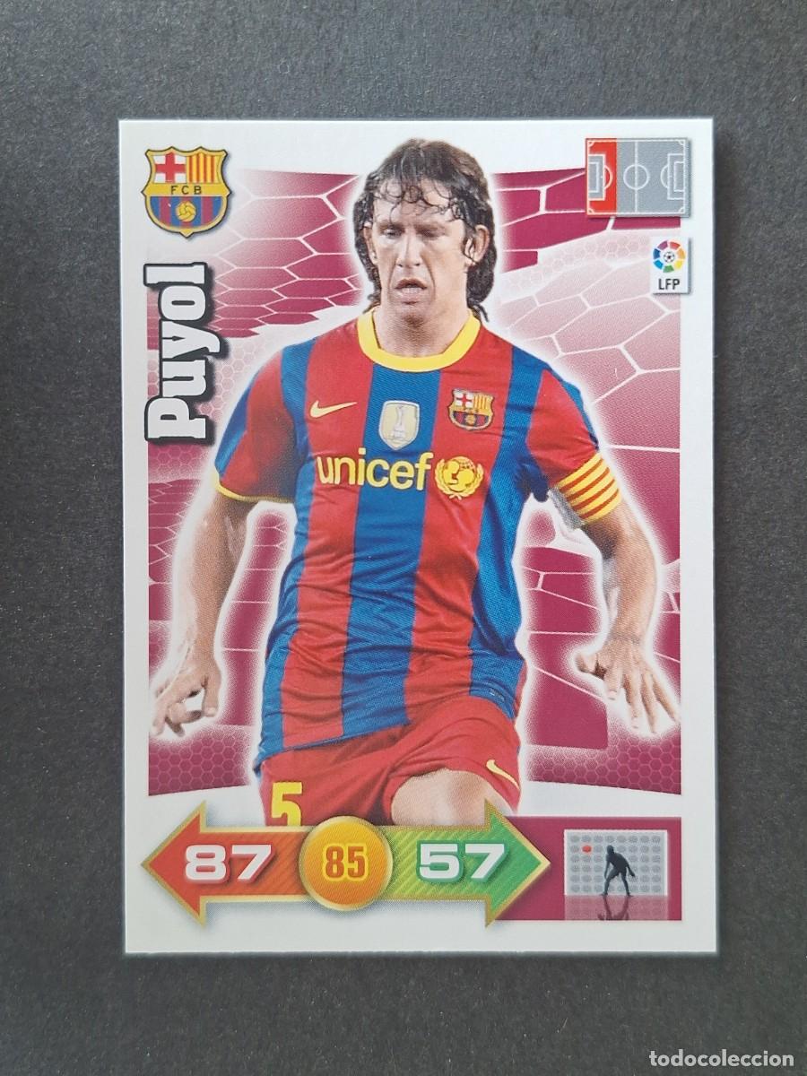 Cromos de f&uacute;tbol: L2 PUYOL F. C. BARCELONA PANINI ADRENALYN XL 2010 2011 10 11