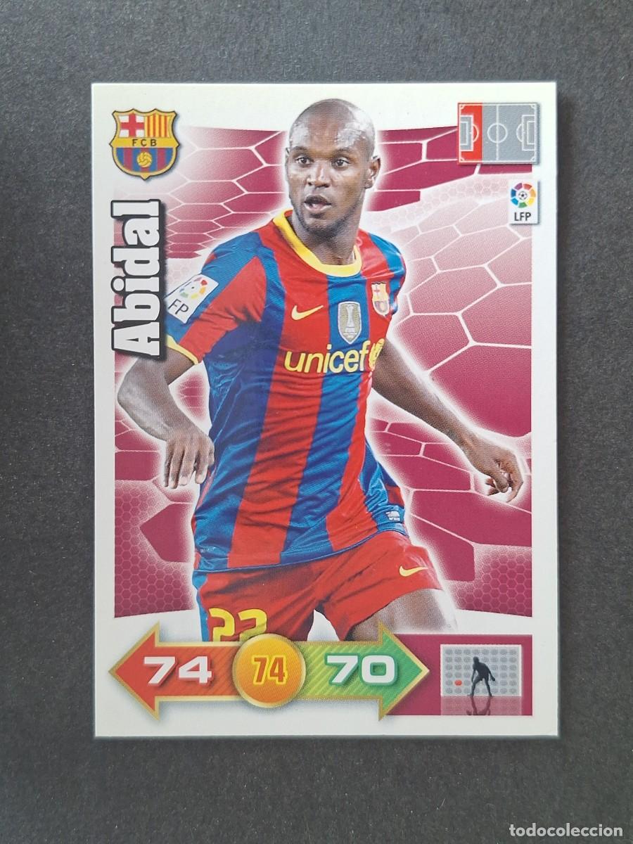 Cromos de f&uacute;tbol: L2 ABIDAL F. C. BARCELONA PANINI ADRENALYN XL 2010 2011 10 11