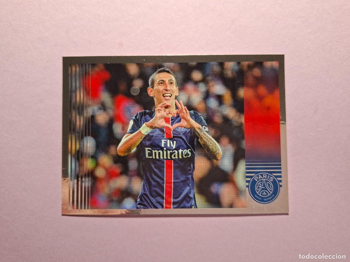Cromos de f&uacute;tbol: 42 ANGEL DI MARIA EN ACTION ACCION PANINI COLECCI&Oacute;N HISTORIA PSG PARIS SAINT GERMAIN 50 A&Ntilde;OS ANS